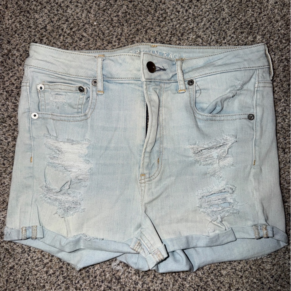 American Eagle Outfitters Light Blue Denim Shorts